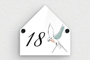 Dierenborden - Bedrukt plexiglas - custom - screws-caps - nl-nl-plaque-huis-dieren-014-2-1756780652249