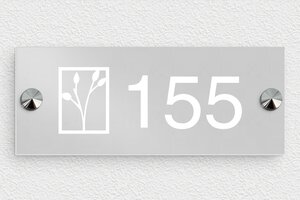 Portaal borden - Bedrukt aluminium - anodise-noir - screws-caps - nl-nl-plaque-huis-nummer-deco-007-1-1756808916501 Portaal borden - Bedrukt aluminium - anodise-noir - screws-caps - nl-nl-plaque-huis-nummer-deco-007-1-1756808916501