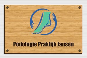 Houten bedrijfsborden - Bedrukt hout - bambou - screws-caps - nl-nl-praktijk-bord-hout-005-3-1756805134638