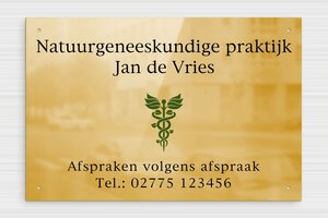 Messing bedrijfsborden - Bedrukte messing - poli-noir - holes-only - nl-nl-praktijk-bord-messing-001-5-1756808179283