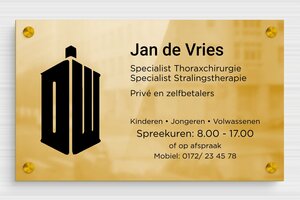 Messing bedrijfsborden - Bedrukte messing - poli-noir - screws-spacer - nl-nl-praktijk-bord-messing-003-2-1756808238399