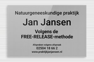 Plexiglas bedrijfsborden - Gegraveerd plexiglas - gris-noir - glue - nl-nl-praktijk-bord-plexi-003-3-1756801632847