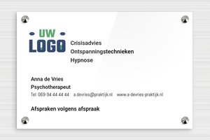 Plexiglas Borden - Bedrukt plexiglas - custom - screws-caps - nl-nl-praktijk-bord-plexi-009-3-1756804972483