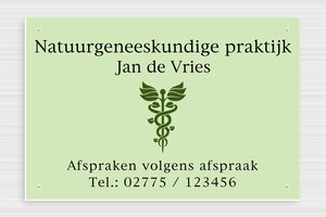 PVC Bedrijfsborden - Geëxpandeerd PVC - custom - holes-only - nl-nl-praktijk-bord-pvc-003-1-1756806810910