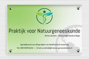 PVC Bedrijfsborden - Geëxpandeerd PVC - custom - screws-caps - nl-nl-praktijk-bord-pvc-006-3-1756806960669