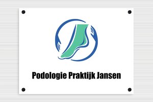 PVC Bedrijfsborden - Geëxpandeerd PVC - custom - screws-caps - nl-nl-praktijk-bord-pvc-014-3-1756807009801