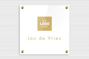 Plexiglas Borden - Gegraveerd plexiglas - blanc-or - screws-caps - nl-nl-praxis-bord-plexiglas-019-3-1756805083973