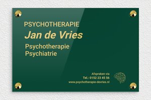 Plexiglas Borden - Gegraveerd plexiglas - vert-or - screws-caps - nl-nl-psycho-praktijk-bord-003-5-1756800862264