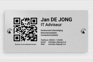 qr code bord - Bedrukt aluminium  - anodise-noir - screws-caps - nl-nl-qr-code-bord-001-3-1756809039476