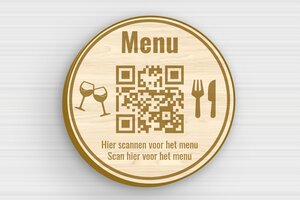 qr code bord - Gegraveerd hout - erable - glue - nl-nl-qr-code-bord-011-3-1756804810533