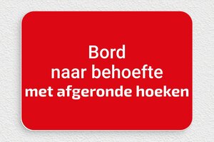 Rode plaat - Gegraveerd PVC - rouge-blanc - none - nl-nl-rood-kleur-bord-002-5-1756802422223 Rode plaat - Gegraveerd PVC - rouge-blanc - none - nl-nl-rood-kleur-bord-002-5-1756802422223