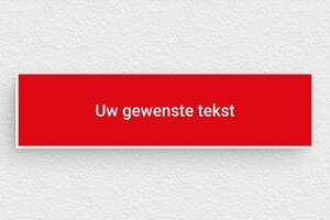 Rode plaat - Gegraveerd PVC - rouge-blanc - none - nl-nl-rood-kleur-bord-003-5-1756802435161 Rode plaat - Gegraveerd PVC - rouge-blanc - none - nl-nl-rood-kleur-bord-003-5-1756802435161