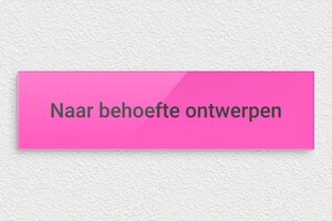 Roze plaat - Bedrukt plexiglas - custom - none - nl-nl-roze-kleur-bord-001-4-1756802362690