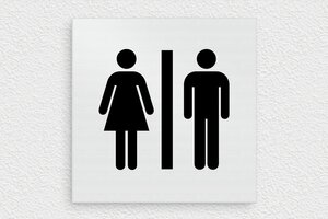 Aluminium Borden - Aluminium Bord Toiletten - brosse-noir - glue - nl-nl-schild-aluminium-009-1-1756809663221