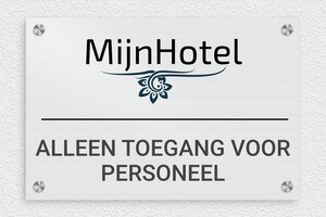 Bewegwijzering hotel - Bedrukt aluminium  - brosse-noir - screws-caps - nl-nl-sector-toerisme-hotel-006-3-1756809459683