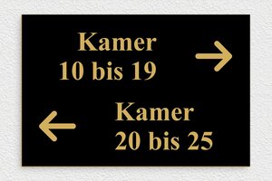 Bewegwijzering hotel - Gegraveerd PVC - noir-or - glue - nl-nl-sector-toerisme-hotel-kamer-004-3-1756721754461
