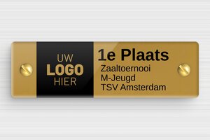 Tekstlabels trofeeen - Gegraveerd plexiglas - or-fonce-noir - screws - nl-nl-sport-beker-schild-003-1-1756800994677