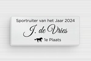 Tekstlabels trofeeen - Bedrukt aluminium  - brosse-noir - glue - nl-nl-sport-trofee-bord-002-4-1756809621991