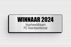 Tekstlabels trofeeen - Gegraveerd PVC - gris-brillant-noir - glue - nl-nl-sport-trofee-bord-004-4-1756801021550