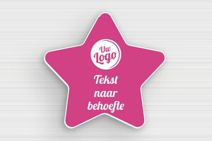 Stervormige Plaat - Gegraveerd PVC - rose-blanc - glue - nl-nl-ster-vormig-bord-001-3-1756802762640 Stervormige Plaat - Gegraveerd PVC - rose-blanc - glue - nl-nl-ster-vormig-bord-001-3-1756802762640