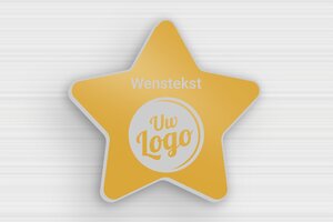 Stervormige Plaat - Bedrukt aluminium - or-blanc - glue - nl-nl-stern-vormig-bord-001-1-1756809770247 Stervormige Plaat - Bedrukt aluminium - or-blanc - glue - nl-nl-stern-vormig-bord-001-1-1756809770247