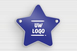 Stervormige Plaat - Bedrukt aluminium - bleu-blanc - screws - nl-nl-stern-vormig-bord-003-2-1756810104984 Stervormige Plaat - Bedrukt aluminium - bleu-blanc - screws - nl-nl-stern-vormig-bord-003-2-1756810104984