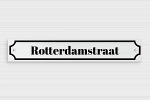 Aluminium naambordje voordeur  - Bedrukt aluminium  - brosse-noir - screws - nl-nl-straat-bord-001-5-1756809548365