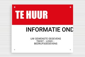 Borden "te huur" - Geëxpandeerd PVC - custom - holes-only - nl-nl-te-huur-bord-001-5-1756806680899 Borden "te huur" - Geëxpandeerd PVC - custom - holes-only - nl-nl-te-huur-bord-001-5-1756806680899