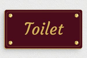 WC bordjes - WC-bord - PVC - Bordeaux - 120 x 60 mm - bordeau-or - screws - nl-nl-toiletten-bord-015-1-1756799399893