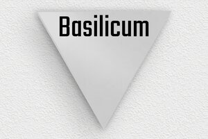 Driehoekige Plaat - Bedrukt aluminium  - anodise-noir - none - nl-nl-tuin-bord-010-1-1756808930006