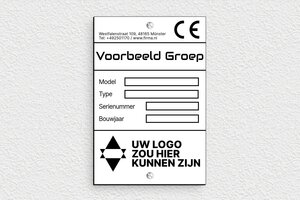 Machineplaatjes - Gegraveerd PVC - blanc-noir - screws - nl-nl-typen-schild-industrie-002-4-1756722459247