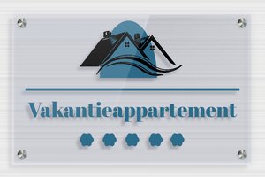 Borden Vakantiewoning - Transparant plexiglas Blauw - bleu - screws-spacer - nl-nl-vakantie-appartement-bord-002-4-1756800179188