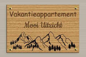 Borden Vakantiewoning - Bedrukt hout - chene - screws-caps - nl-nl-vakantie-appartement-bord-002-5-1756800182872