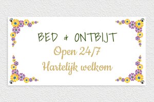 Borden per Sector / Branche - Ontbijtbord - custom - screws-caps - nl-nl-vakantie-appartement-bord-003-3-1756806560415