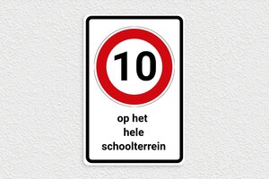Verkeersborden - Bord 'Schoolzone' - custom - glue - nl-nl-verkeersbord-001-1-1756806459273