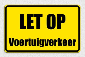 Verkeersborden - Bord 'Parkeerplaats voor Elektrische Voertuigen' - jaune-noir - glue - nl-nl-verkeersbord-001-4-1756799901580