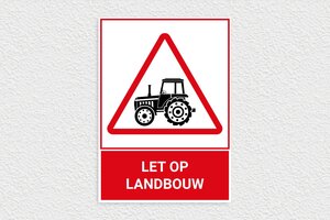 Verkeersborden - Bord 'Uitrit van landbouwvoertuigen' - custom - glue - nl-nl-verkeersborden-002-5-1756806425442