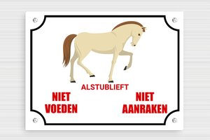 Naambord paard - Geëxpandeerd PVC - custom - screws - nl-nl-voeden-aanraken-bord-003-3-1756805484176 Naambord paard - Geëxpandeerd PVC - custom - screws - nl-nl-voeden-aanraken-bord-003-3-1756805484176