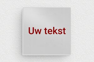 Zilveren plaat - Bedrukt aluminium  - anodise-noir - none - nl-nl-zilver-kleur-bord-001-5-1756809196602