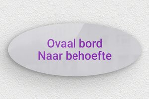 Ovale Plaat - Bedrukt spiegelplexiglas - miroir-argent-noir - none - nl-nl-zilver-kleur-bord-002-4-1756807726080