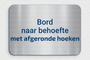 Rechthoekige Plaat - Gegraveerd PVC - acier-bleu - none - nl-nl-zilver-kleur-bord-003-2-1756802506581