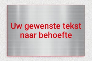 Kunststof Borden - Gegraveerd PVC - acier-rouge - none - nl-nl-zilver-kleur-bord-003-3-1756802509653 Kunststof Borden - Gegraveerd PVC - acier-rouge - none - nl-nl-zilver-kleur-bord-003-3-1756802509653