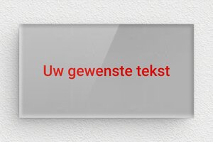 Zilveren plaat - Gegraveerd plexiglas - gris-rouge - none - nl-nl-zilver-kleur-bord-003-5-1756802515800