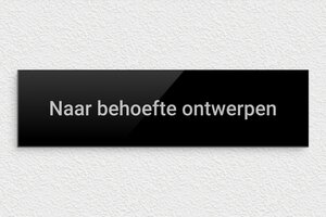Zwarte plaat - Gegraveerd plexiglas - noir-argent - none - nl-nl-zwart-kleur-bord-001-4-1756802446933