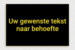Zwarte plaat - Gegraveerd PVC - noir-jaune - none - nl-nl-zwart-kleur-bord-001-5-1756802449692