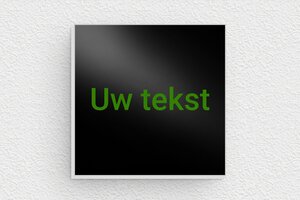 Zwarte plaat - Gegraveerd aluminium  - noir-vert - none - nl-nl-zwart-kleur-bord-003-2-1756802476869