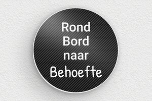 Zwarte plaat - Bedrukt PVC - carbon-blanc - none - nl-nl-zwarte-kleur-bord-003-4-1756807429577