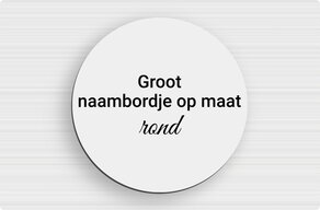 Dibond plaat op maat - Aluminium Dibond - custom - none - nl-sur-mesure-l-dibond-rond