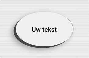 Dibond plaat op maat - Aluminium Dibond - custom - none - nl-sur-mesure-s-dibond-oval