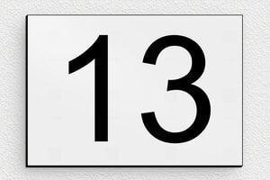 Numéro maison sur boîte aux lettres - num-maison-bal-002-1 - 100 x 70 mm - gris-noir - glue - num-maison-bal-002-1